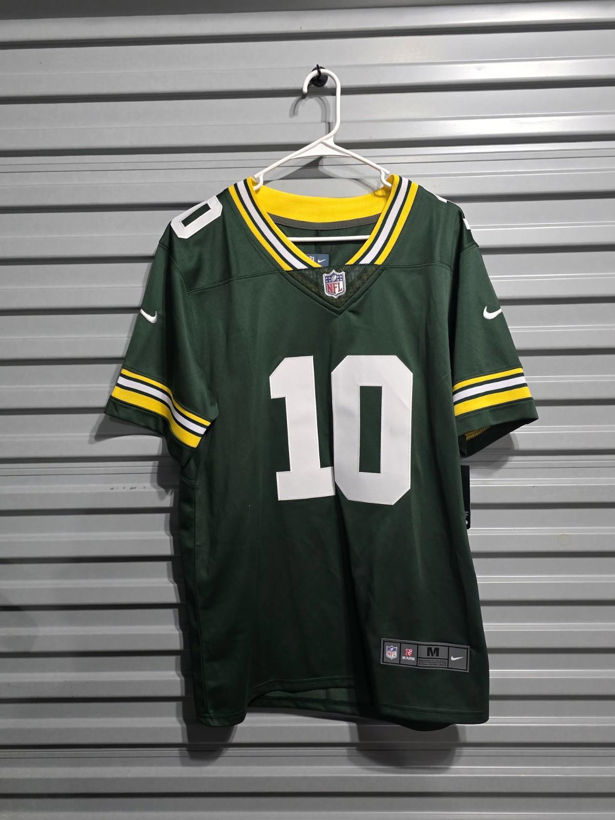 Green Bay Packers Jordan Love Nike Jersey Medium NFL On Field #10 Adult