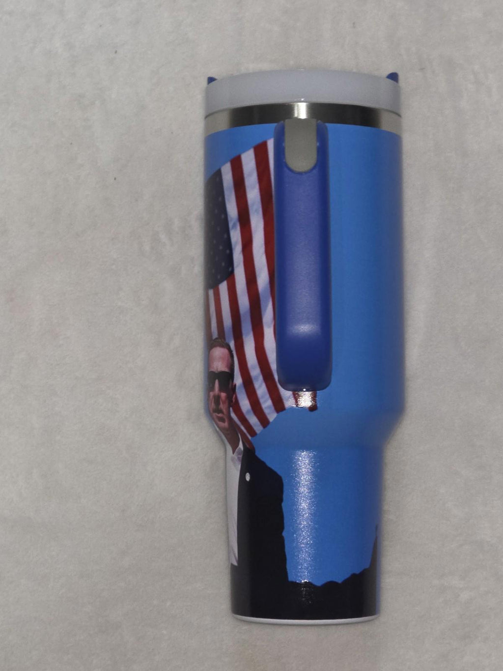 President Donald Trump 40oz Stainless Steel Tumbler Blue