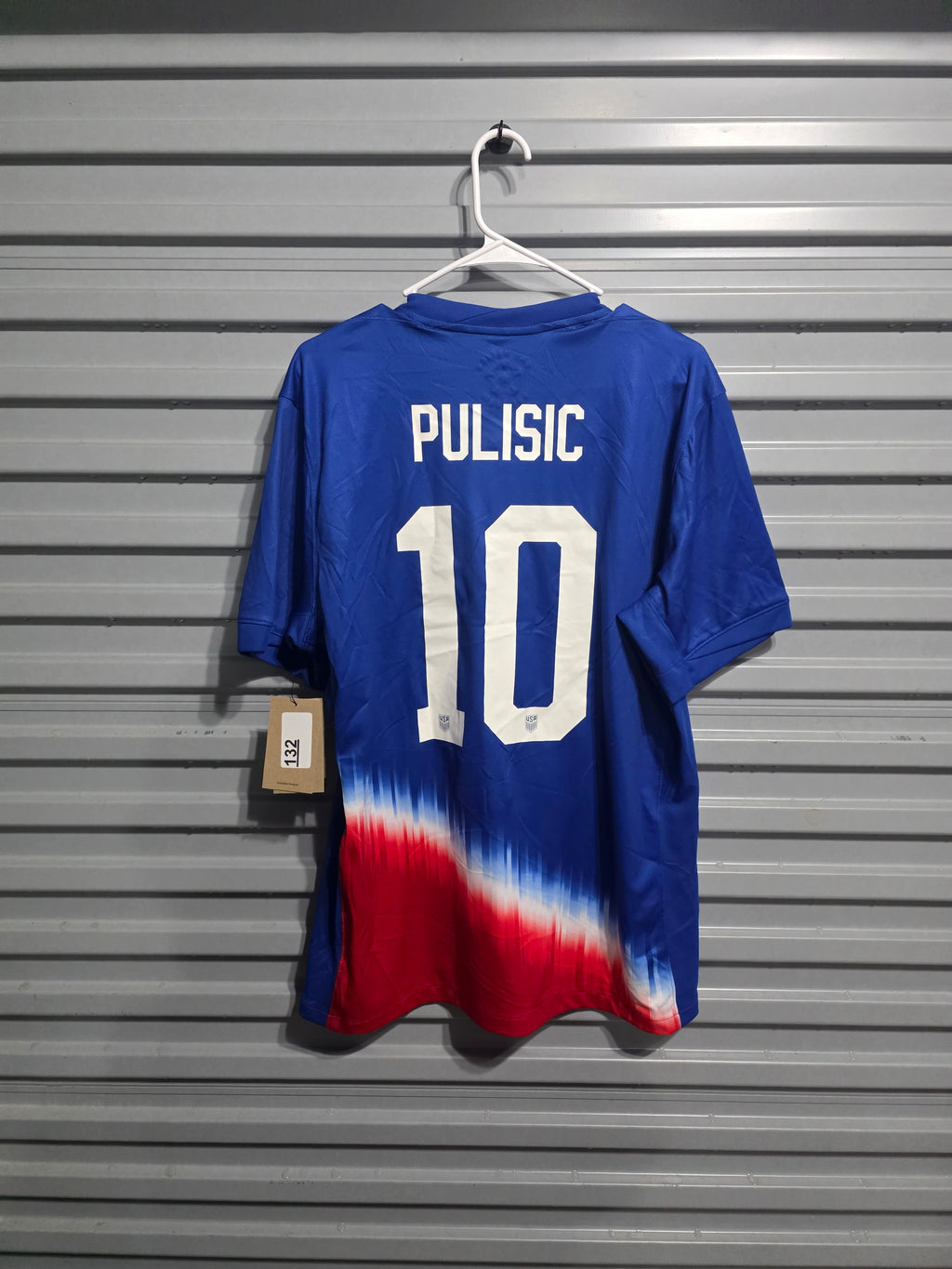Nike Christian Pulisic USA #10 Jersey Men's Size L Red White Blue