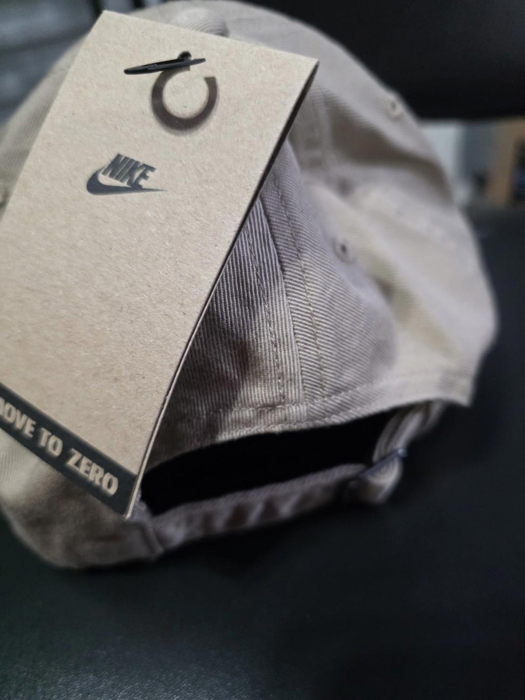 Nike Club Cap Brown Tan  Embroidered Swoosh Adjustable M/L