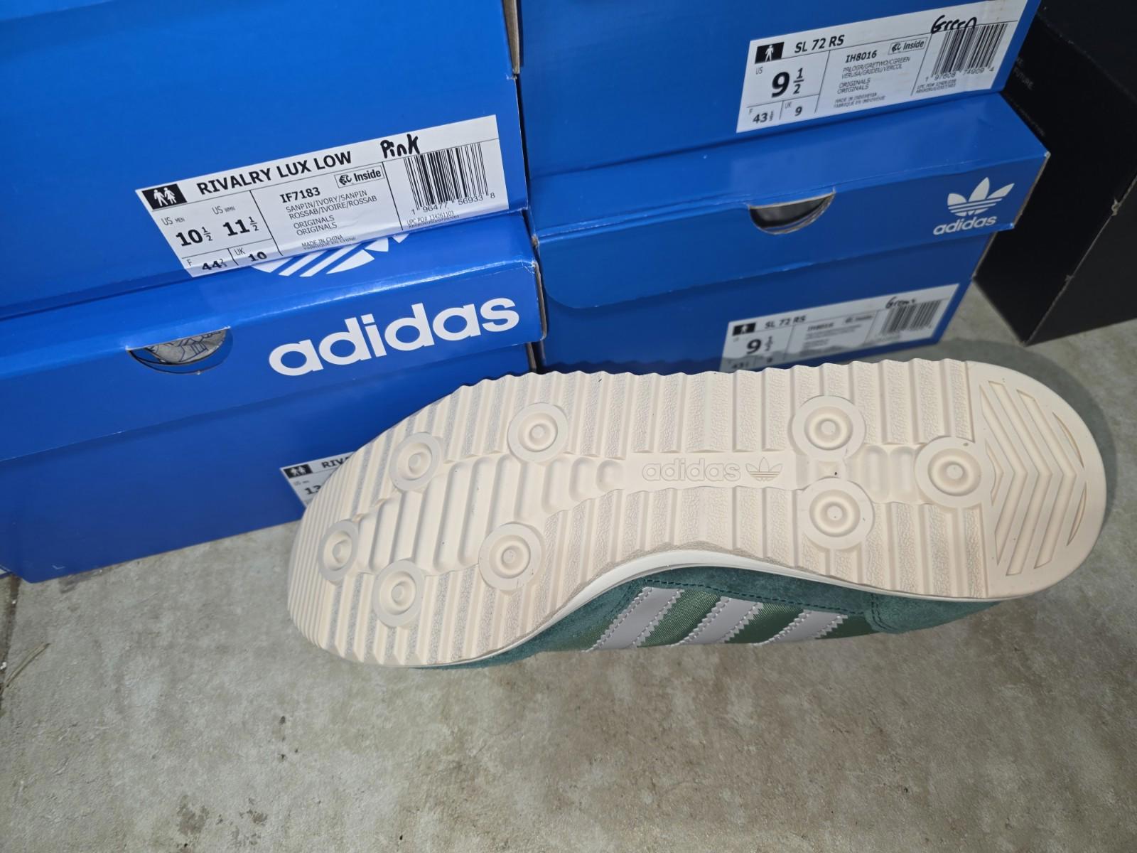 Men’s Adidas Originals SL 72 RS Size 7.5 Green