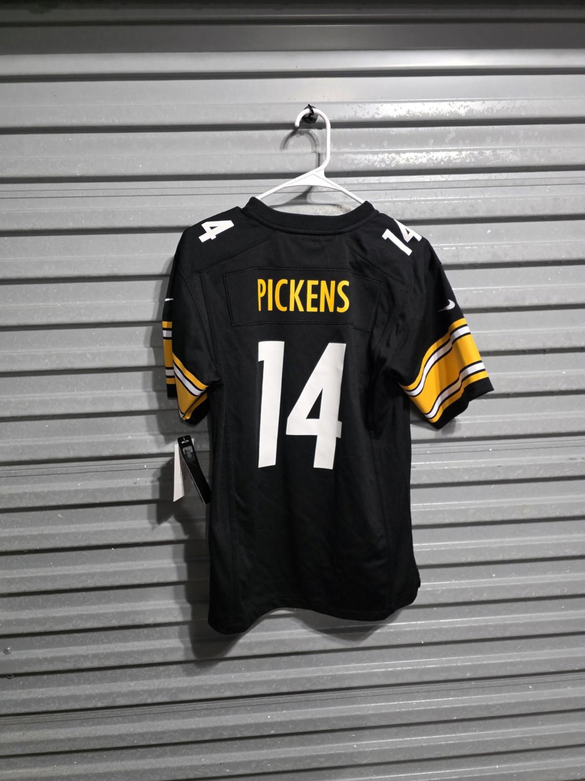 New Youth Large Pittsburg Steelers George Pickens #14 NFL Football Jersey