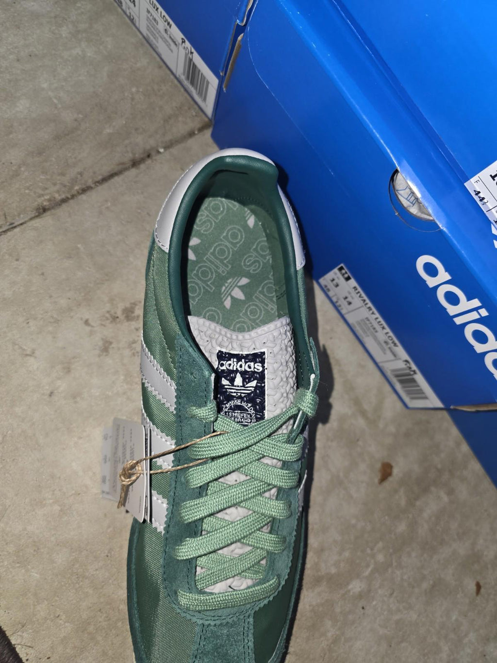 Men’s Adidas Originals SL 72 RS Size 7.5 Green
