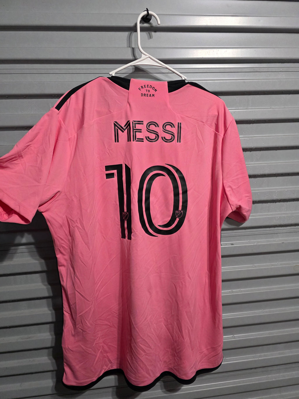 Adidas Men's Lionel Messi Inter Miami CF #10 Jersey Pink MLS Soccer Size XL